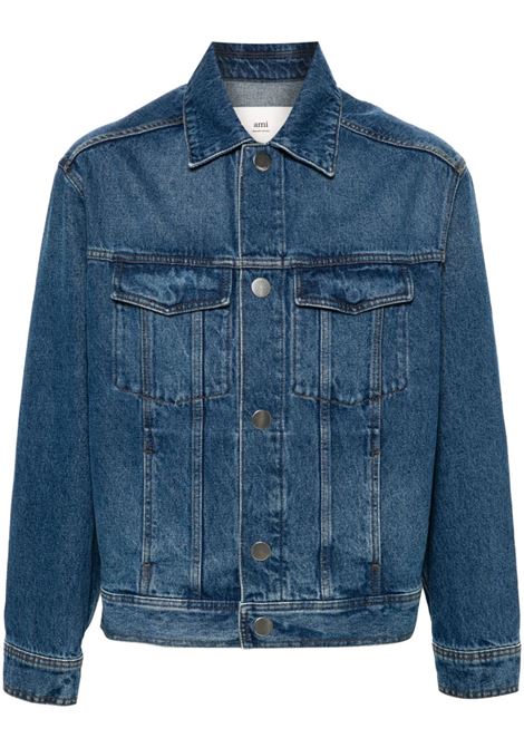 Blue denim jacket AMI Paris - men